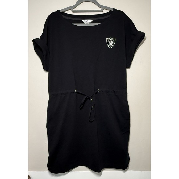 Tommy Bahama Dresses & Skirts - Tommy Bahama Veranda Drawstring Waist Dress Women's Large Las Vegas Raiders NFL